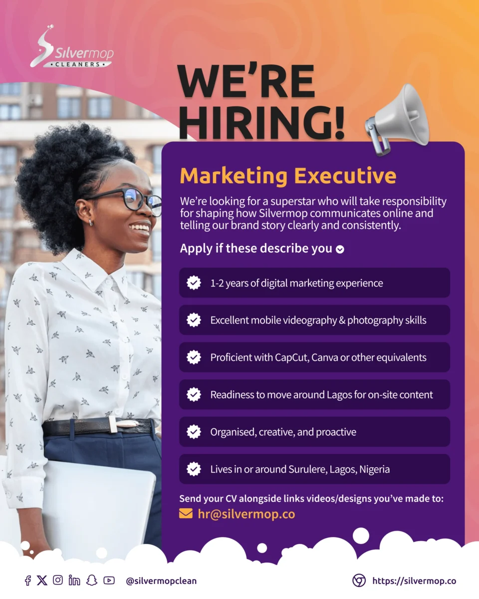 We're hiring - Marketing Executive